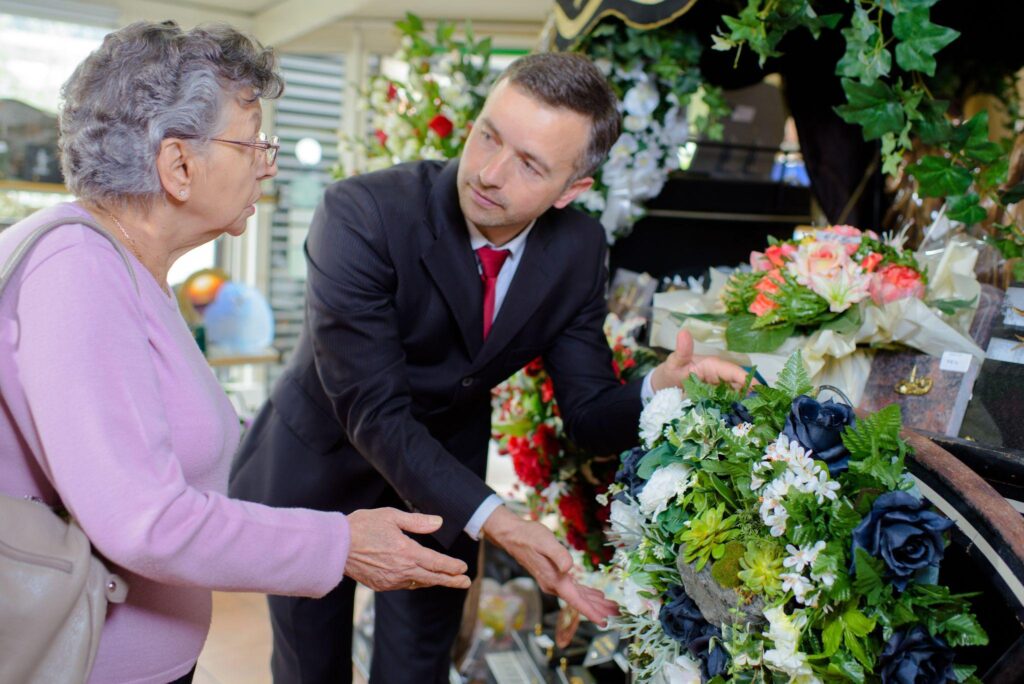 funeral services training with compassionate student